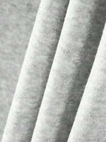 SUDADERA AFELPADA CUELLO REDONDO CON DISEÑO DE COR ALINE IDEAL PARA EL FRÍO - Gris - Ver 3