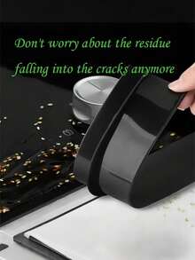 قطعتان من شرائط السيليكون المانعة للتسرب في المطبخ، مقاومة للحرارة العالية ومضادة للتلوث وسهلة التنظيف، مناسبة للفجوات بين موقد الغاز والأجهزة المنزلية والأسطح المطبخية