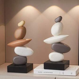 1 Piece Creative Statue Resin Ornament, Sandstone Color Entryway Sculpture Ornament For Tabletop & Home Entryway Decoration, Home Decor, Centerpiece Next To Vase, Table Decor Room Decor Flower Vase Glass Vase