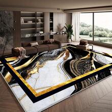 850g Per Square Meter Washable Modern Carpet With Fine Workmanship For Indoor Flooring Decoration, Low-Pile Exquisite Carpet Extremely Soft Showcasing Home Warmth And Elegance, Bohemian Style Floral Design, Low-Pile Carpet Suitable For Machine Washing, Suitable For Living Room Carpet, Bedroom Carpet, And Office Rectangular Shape Carpet, Lightweight Weave - 彩色 - 查看 1