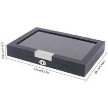 YUNRUX Pencil Storage Boxes - Black - View 2