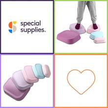 Set Of 5 Stepping Stones For Indoor And Outdoor Balance Blocks Promote Coordination Balance Strength Child  Rubber NonSlip Edging Unicorn No More Boredom! Keep Engaged And Healthy! - Unicorn - 查看 8
