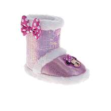 Disney Girls' Booties Warm, Fluffy, And Fun House Slippers (Toddler / Little Kid) - Hồng - Xem 1