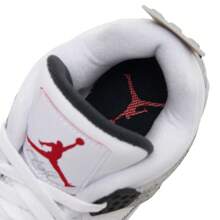 Nike Men's Air Jordan 4 Fire Red White Mid-Top Basketball Sneakers