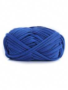 Premium Polyester Crochet & Knitting Yarn - 1pc, 100G Each, 30m Length - Ideal For DIY Projects, T-Shirts, Slippers & Baskets,Fabric Strip Handmade Weaving Diy Bag, Toy, Shoe, Carpet, Organizing Basket Thread