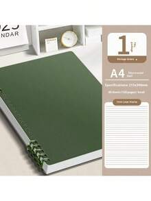 1 Sổ tay rời khổ A5 bìa mềm, 60 tờ/120 trang gáy lò xo có thể tháo rời, Sổ ghi nhớ dày dặn cho học sinh, Thích hợp cho văn phòng hoặc trường học, Văn phòng phẩm, Sổ tay kẻ ô trang nhã - Sổ tay A5 chất lượng cao, Thích hợp cho văn phòng, trường học và du lịch, Bền, Di động, Hoàn hảo để viết, ghi nhật ký và ghi chú - Nhiều màu - Xem 13