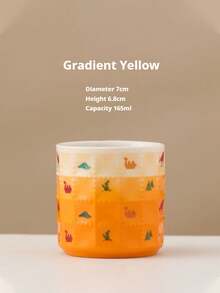 1/4 piezas Taza de café de cerámica con estampado de camello, taza de café para arte de latte, adecuada para reuniones familiares y ocasiones especiales, regalo con tema del desierto, apta para bebidas calientes y frías, oficina, cafetería, uso doméstico, patrón hecho a mano, regalo perfecto para amantes del café, taza de café única | Taza de cerámica reutilizable