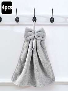 1 件简约纯色蝴蝶结手巾，超柔软吸水个性化毛巾，浴室装饰，浴室配件，多用途多功能毛巾 - 彩色 - 查看 17