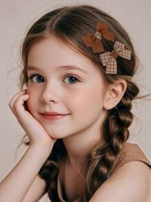 860pcs Vintage Girl Hair Accessories Set, Including Bowknot Hair Clips, Flower Hair Pins, Rabbit Ear Hair Scrunchies, Rhinestone Clover Side Clips, Y2K Star BB Clips, Mini Claw Clips And Towel Circle Elastic Hair Bands, Suitable For Girls' Daily, Party, Outing To Create Cute Retro Styles - Must-Have For Slouchy People