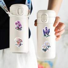 200pcs Flower Stickers For Water Bottle, Skateboard, Luggage, Phone Case, Guitar, Piano, Room, Notebook, Wall Decor