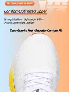 Jifffly Lightweight Breathable Shock-Absorbing Rebound Running Shoes For Teens, Versatile Carbon Fiber Sole Non-Slip Casual Sports Sneakers,