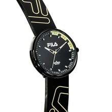 FILA Fila Quartz Watch For Men Women Silicone Strap Plastic Mirror 30M Water Res