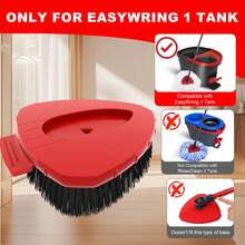 2 Pack Upgrade Scrub Brush Replace Heads Compatible With O Cedar EasyWring * Tank Spin Mop,Mop Replacement Scrubber Head Brush,Floor Cleaning Brush,More Layers Of Bristles For Bathroom, Deck, - 2 Brush(For *-Tank)