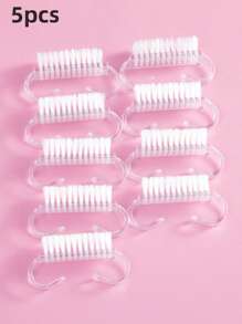 3/5/10pcs Nail Brush For Cleaning Fingernails, Handle Grip Nail Brushes Fingernail Brush For Cleaning Nail Scrub Brush For Toes And Nails - Multicolor - View 35