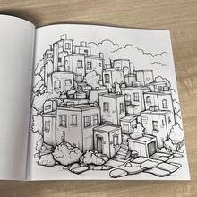 STREET GRAFFITI!: Einzigartige Straßenkunst Muster, glatte und einfach zu färbende gemütliche Malvorlagen sind das perfekte Geschenk für Ostern, Ramadan, Valentinstag, Weihnachtsfeiern, Halloween und Geburtstage. Perfekt passend für Schulmaterial, Bürobedarf, Kunstbedarf, ideal für jeden, der gerne malt und Schulanfang geht. - Aprikosenfarben - Übersicht 4