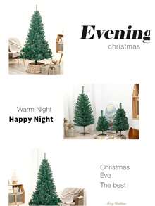 0.6米50枝圣诞树小仿真圣诞树摆件 - 綠色 - 查看 10