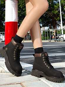 CAMEL CROWN 女士运动休闲鞋，经典百搭的时尚靴子，适合秋冬季穿着