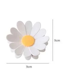 1pc Snack Sealing Clip, Personalized Daisy Petal Creative Design. 3D Magnetic Sealing Clip, Refrigerator Sticker, Food Bag Clip. - Multicolor - View 11