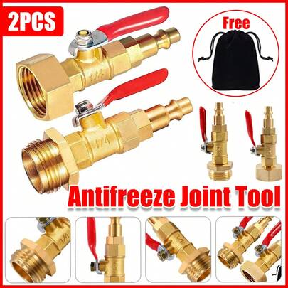 Aimall 2PCS Antifreeze Winter Joint Tool Accessories Durable Threaded Parts For Repair