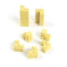 1 Bag Small Particles Thick Wall Bricks 1x2 2+1 1x4 Dots Bulk Accessories Doors Windows DIY Building Blocks Educational Toy For Kids