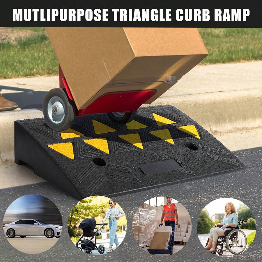 Rampa per auto, rampa per auto, rampa per marciapiede alta 10 cm/15xm, rampe di carico adatte come rampa di carico per rimorchi, rampa per auto e camion, rampa di carico per moto, rampa per biciclette, rampe fino a 15T