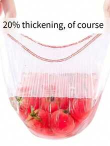 100 片一次性保鲜膜，用于保持剩余食物新鲜，具有弹性封口和自密封功能，适合覆盖碗和盘子，家庭使用