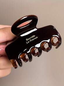 1 件复古醋酸纤维爪夹，优雅的发夹发饰，简约设计适合女性日常和节日佩戴秋季发夹秋季发夹时尚发夹冬季发饰女士度假装女士 - 彩色 - 查看 11