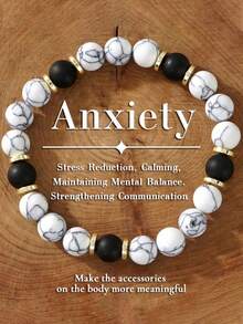 手工白绿松石和天然石手链 - 波西米亚风格，象征着新的开始，适合各种场合，是完美的节日礼物和日常配饰 | 波西米亚风格手链 | 绿松石 - 多色 - 查看 1