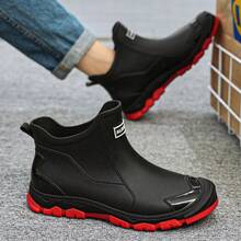 Zapatos de trabajo impermeables y antideslizantes para hombres, con estilo deportivo y cierre de gancho y bucle, adecuados para la cocina y la playa