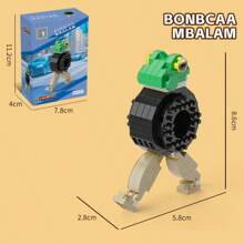 Shanhaijing Tungtungtungsahur Mountain Set Building Block Toys, Luxury Children's Game Model, Suitable For Boys And Girls Puzzle Science DIY, Anime Games, Cute Kawaii Building Block Toys, Building Block Lovers' Desktop Decoration, Back-To-School Supplies, Suitable For Christmas, Halloween, Birthday Gifts, Anime Character Toys For Boys And Girls