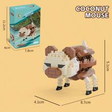 Shanhaijing Tungtungtungsahur Mountain Set Building Block Toys, Luxury Children's Game Model, Suitable For Boys And Girls Puzzle Science DIY, Anime Games, Cute Kawaii Building Block Toys, Building Block Lovers' Desktop Decoration, Back-To-School Supplies, Suitable For Christmas, Halloween, Birthday Gifts, Anime Character Toys For Boys And Girls