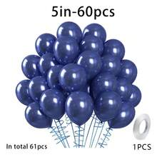 121 quả bóng bay cao su màu xanh navy, thích hợp cho sinh nhật, đám cưới, tiệc chia tay cuộc sống độc thân, lễ tốt nghiệp, kỷ niệm, mùa hè, tiệc theo chủ đề, phông nền, trang trí nhà cửa - đêm xanh - Xem 11