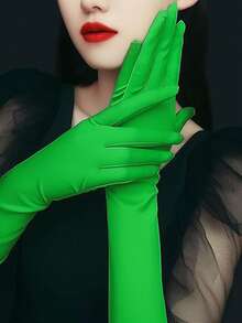 D EXCEED 1/3 Pairs Of Women's Long Gloves - Elegant Accessory - Perfect For Bridal Looks, Art Deco Themed Weddings, Vintage Tea Parties, Garden Soirees, Classic Formal Dinners And Opera Performances​ - Multicolor - View 8