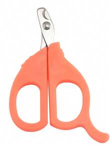 1 قطعة مقص أظافر للحيوانات الأليفة بألوان عشوائية، طقم مقص أظافر قطط وكلاب من الفولاذ المقاوم للصدأ، مقص تجميل أظافر الحيوانات الأليفة