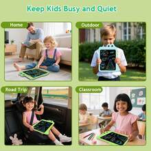 1pc 10 Inch LCD Drawing Tablet - Doodle Board - Portable Educational - Ideal For Home - School - Office And Travel Use - Great Christmas Or Birthday Gift - Suitable For Winter And New Year - Back To School - Pink - View 4