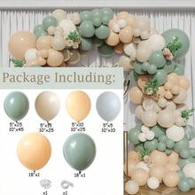 4 套气球拱门套件，适用于迎婴派对、婚礼、圣诞节、生日派对装饰 - 彩色 - 查看 8