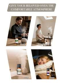 10mL Aromatherapy Essential Oils Gift Set - Relaxation Variety Pack (Lavender/Peppermint/Rose/Sandalwood) - Premium Grade Oils For Diffusers, Humidifiers, Candle Making, Aromatherapy & Home Fragrance - Multicolor - View 6