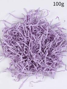 10 جرام / 50 جرام / 100 جرام من حشو الهدايا من ورق الرافيا المقطع لتعبئة وتغليف صناديق الهدايا لأعياد الميلاد والزفاف والكريسماس وحفلات الخطوبة والديكور والمستلزمات المكتبية - متعدد الألوان - مشاهدة 21