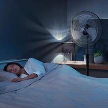 18-inch 3-in-1 Electric Fan, Floor Fan, Silent, High Wind Power, High Power Industrial Household Fan, Movable Head, Vertical Fan, Wall Mounted Floor Fan, Air Circulation Fan, Versatile Design, 180-Degree Oscillation, Modern Aesthetic, Portable And Stable - Tipo de Enchufe A USA (110-127V) - Ver 5