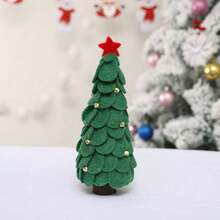 Árbol de Navidad artificial de escritorio mini, perfecto para decoración navideña, hogar, cocina, mesa de comedor - Multicolor - Ver 2