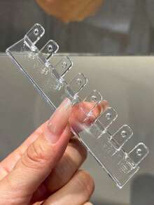 3件套优雅透明壁挂式首饰展示架，多功能项链手链收纳架，时尚首饰收纳架，可放置耳环和钥匙，是梳妆台、镜柜的理想之选，也是返校必备、秋季装饰、圣诞礼物、感恩节家居收纳、新年派对准备、情人节女士专属收纳方案的完美之选，用别致的首饰收纳架和季节性风格提升您的空间格调。 - 彩色 - 查看 9