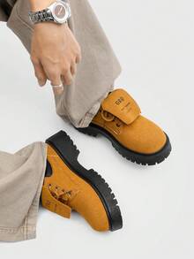 Men's Thick Sole Elevator Sneakers, Casual Work Shoes, Versatile Commuter Shoes, Formal Work Shoes, Outdoor Hiking Boots, Chunky Shoes