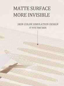 Amortals 300片装双眼皮贴，月牙形，28*3毫米，适合大单眼皮，放大双眼，配有辅助工具，隐形便捷，自然双眼皮贴，仿生纹理，贴合肌肤，哑光无痕，轻薄防水防汗，持久耐用，提拉下垂眼皮，强力粘性，不留残胶。价格实惠，适合作为圣诞礼物、化妆品、化妆工具等。 - 無色 - 查看 5