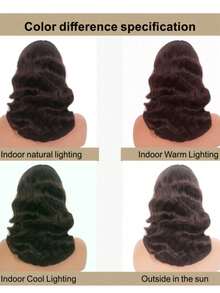 Tóc giả dài gợn sóng xoăn kiểu thập niên 20, màu đen và nâu, kiểu tóc uốn lượn cổ điển, chất liệu tổng hợp dành cho nữ, thích hợp cho hóa trang, Halloween, Giáng sinh, tiệc năm mới. - Nhiều màu - Xem 7