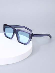 1 Cặp Kính thời trang thường ngày gọng dày Unisex, thích hợp cho du lịch, chụp ảnh cá nhân, chỉnh sửa ảnh - Nhiều màu - Xem 3