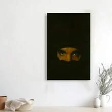 Framed Drake-Inspired  Canvas Poster, Dark Lane Art Print,   Ideal For Living Room, Bedroom, Bathroom, Kitchen, Office, Cafe Decor, Bedroom Artwork|Mysterious Decor For Halloween, Christmas, Living Room, Room And Bathroom Decorations - 裱框 - 查看 2