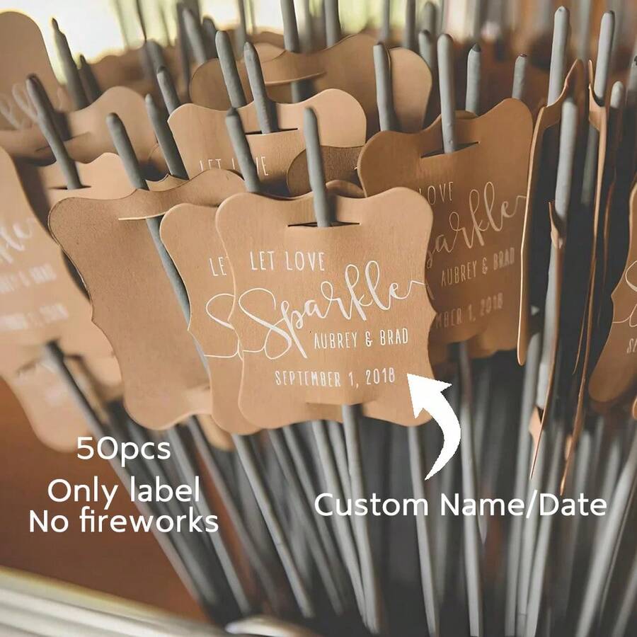 50 nhãn pháo hoa cá nhân hóa cho đám cưới (không bao gồm pháo hoa), nhãn pháo hoa in tên và ngày tự làm, thích hợp cho tiệc cưới, sự kiện kỷ niệm ngày lễ dễ vệ sinh, trang trí tinh tế, đa chức năng, bền, trang trí, phòng trà, nhà, vườn, văn phòng, cho lễ kỷ niệm, ngày lễ tình nhân, ngày của mẹ, sinh nhật, ngày của cha, lễ tốt nghiệp, đám cưới, tân gia, không khí ấm áp, trang trí mùa thu - Nhiều màu - Xem 1