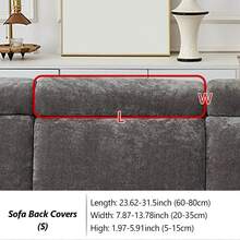 1PC Chenille Skin-Friendly Pet-Friendly Sofa Cover - Stretchable Machine Washable Slipcover For 1/2/3/4-Seater L-Shaped Sectionals, All-Season Non-Slip Multi-Purpose Protector - Multicolor - View 29