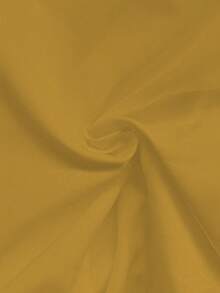 1 件女式轻薄 3/4 哈伦裤，带松紧腰带 - 白色、黑色、宽松版型、抽绳、透气涤纶、休闲春夏 - 芥末黃 - 查看 3