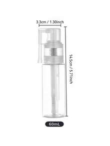 1件装粉末喷雾瓶旅行塑料喷雾瓶便携式可填充指甲闪粉厨房胡椒喷雾瓶音乐球粉末喷雾转移瓶 - 彩色 - 查看 11